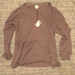 Knox Rose 2X Purple Top NWT